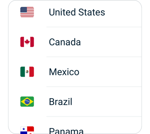 EldenRing connect step 2, choose VPN server location